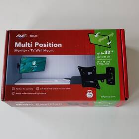 Mrl13 Avf Multi Position Wall Mount Vesa 75x75/100x100 32 Inch Max Black 10kg
