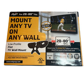Hd-ml8360-a Avf Tv Wall Mount Low Profile For 80 Inch 120 Pounds Flat Panel Any New