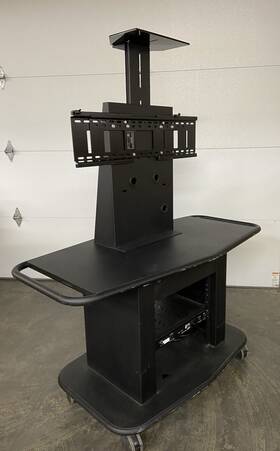Etas15l Avteq Gm-350s Avtech Conferencing Cart With Rackmount Eta Systems 15a Power Unit