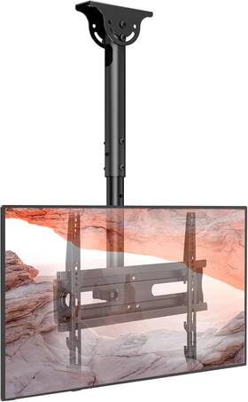 Ax Waber 711181300598 Ceiling Tv Mount Adjustable Bracket For 26-65 Inch Lcd Led Oled 4k Tvs