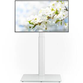 Ax1006tw Ax Waber Universal Floor Tv Stand With Mount 70 Degree Swivel 9 Level Height Adjustabl