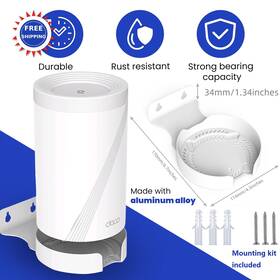 Bc-tp-be65-wm Bangcheer Wall Mount For Tp Link Deco Mesh Wi Fi System 3pack White Aluminum