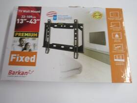 3010200 Barkan Tv Wall Mount Fixed 13 Inch -43 Premium 33-99cm Max Weight 88 Lbs. Ships Free
