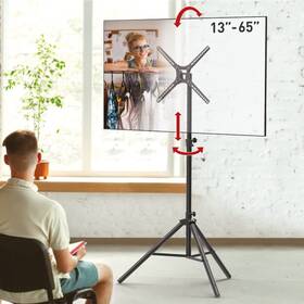 Barkan 818212002169 Tripod Tv Floor Stand 13-65 Inch Tilt And Height Adjustment Holds Up T