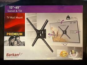 Bm320 Barkan 13-65 Inch Swivel And Tilt Tv Wall Mount Holds 88lbs Lifetime Warranty