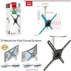 Barkan Full Motion Tv Ceiling Mount For Curved Flat Screens