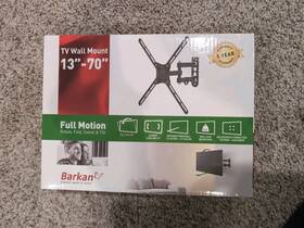 L4tvm Barkan 13-70 Inch Full Motion Tv Wall Mount Holds 80lbs Black