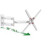 Barkan Long White Tv Wall Mount 13-65 Inch Full Motion Articulating 4