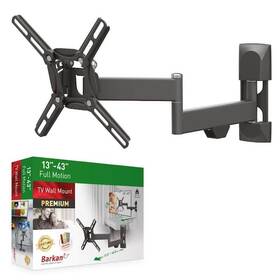 Tv24ms Barkan Brand New-barkan Model No. 13 Inch -43 Tv Wall Mount-full Motion/swivel