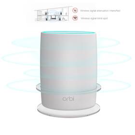 Hd02 Basstop Netgear Orbi Wall Mount Sturdy Clear Acrylic Bracket