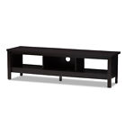 146-8291 Baxton Studio Callie Modern Wenge Brown Finished Tv Stand