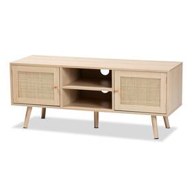 207-12462-hit Baxton Studio Sebille Wood Tv Stand Screens Up To 52 Inch Light Brown