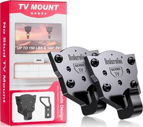001-red Benherofun -001-red Tv Wall Mount - No Drill Installation 150 Lbs Heavy Duty Capacity For