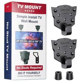 26-100 Benherofun 663376589588 No Stud Tv Wall Mount For Inch Tvs - Patented Easy Install With Scr