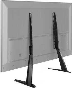 Qt001 Bftou Black Universal Tv Stand Tabletop For 27 To 65 Inch Lcd Flat Screen Max Vesa