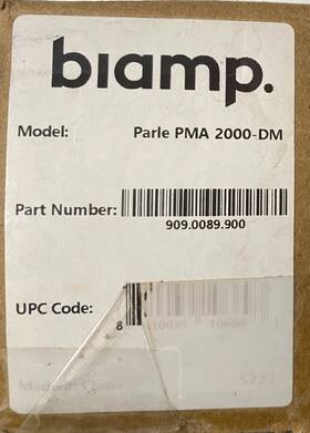 909-0089-900 Biamp Parl Pma 2000-dm Mount For Abc 2500 Vbc P/n