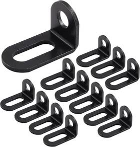 220624 Biaungdo 18x18x33mm/0.7 Inch X0.7 X1.3 Adjustable Right 18x18x33mm Black