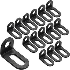 Qy2226 Biaungdo 18x18x30mm/0.7 Inch X0.7 X1.2 Adjustable Right Angle 18x18x30mm Black