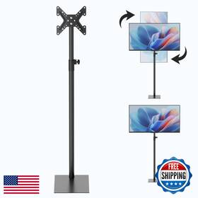 Bimiti B08tlzmksy Tv Stand Mount 360swivel Tiltable Floor Monitors Universal 70