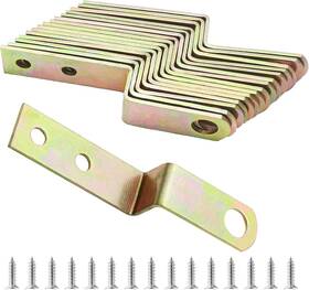 Ty220726-201 Bivethoi 15pcs Metal Z Angle Bracket 1/2 Inch / 12mm Height