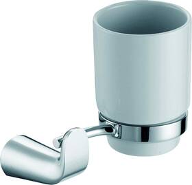 Ba02 Blossom 842708100152 Wall Mount Toothbrush Holder Solid Brass With Ceramic Glass For Bathroom