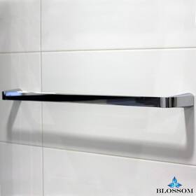 Ba02 Blossom 842708100183 Wall Mount Towel Bar Holder Solid Brass Bathroom Hanger With Chrome Finish