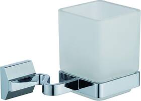 Ba02 Blossom 842708100237 Wall Mounted Toothbrush Holder With Chrome Finish And Solid Brass Construction