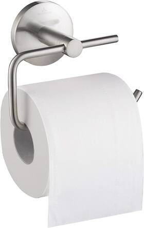 Ba02 Blossom 842708108738 Modern Toilet Paper Holder Solid Brass Construction With Brushed Nickel Finish