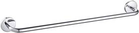 Ba02 Blossom 842708108769 Solid Brass Wall Mount Towel Bar Chrome Finish For Modern Bathroom Style