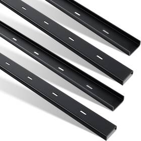 Dib-blulu-18707 Blulu 4 Pcs 36 Inch L X 2 W C Channel Steel Support Metal Black