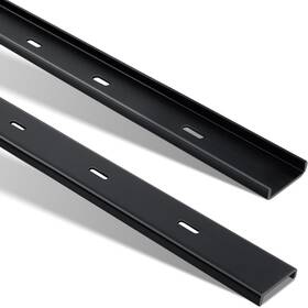Support-54 Blulu 2 Pcs 14 Inch L X W C Channel Steel Support Metal Black