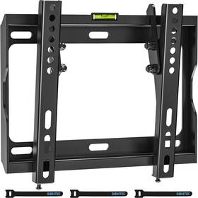 Bontec 313109054097 Low Profile Tv Wall Mount Bracket Fixed For Most 17-45 Inch Led Oled Flat