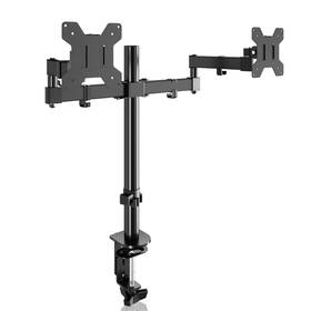 Md7442 Bracwiser Bw Dual Fully Adjustable Monitor Arm Stand Mount Fits Two Screen 13-27