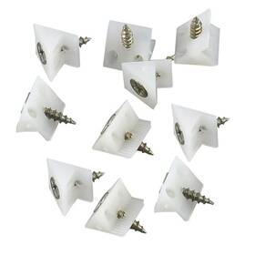 0904 Brand Luzen 100pcs Plastic Furniture Wardrobe Drawer Bottom Repair Fixing Wedges Corner