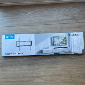 Bks-720-315 Brookstone Fixed Tv Wall Mount For 36-90 In Tvs Bracket With Hardware