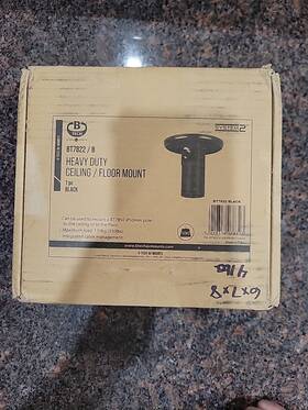 Bt7822b Btech B-tech - Bt7822/b Decken Halterung 50mm Stange System2