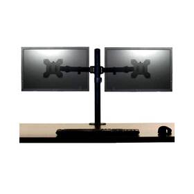 180131 Cablemaestro Dual Monitor Desk Clamp Mount Adjustable Tilt For 17ftft-27ftft Computer Screens