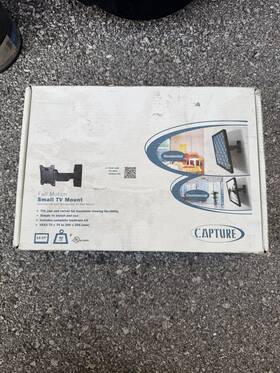 Oe-ca37arm Capture 0eca32f Full Motion Small Tv Wall Mount 13-37 Inch 40lb Vesa 200x200 N
