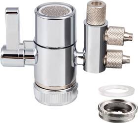 Er-3822 Chan&sijia 2 Way Faucet Diverter Valve Solid Brass With Polished Chrome For Color