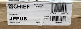 Chief 841872114439 Jppus Medium Pivot/tilt Pole Mount