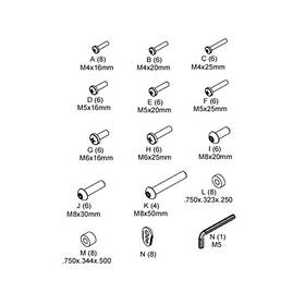 Chief 841872120829 Fhbu Universal Hardware Kit For Large And Medium Fusion