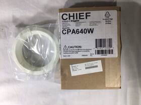 Cpa640w Chief 841872163390 Tile Ring Hardware Decorative Mount White