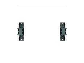 Chief 841872167930 Fusion Height-adjustment Wall Attachment Fmswm - Black