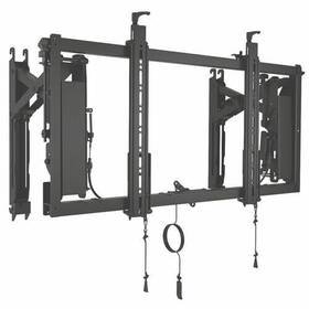 C1609140 Chief Mfg.portrait Hardware Mount - Black Lvsxu