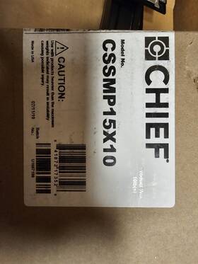 Cssmp15x10 Chief Component Storage Panel Sliding New In Box