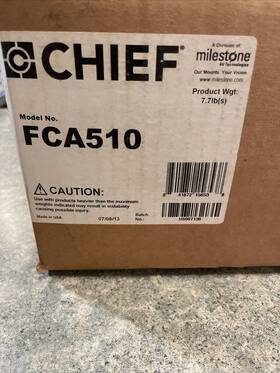 Fca510 Chief Small Media Player Enclosure Storage Accessory