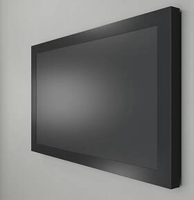 Lw55ub Chief Impact 55 Inch Landscape On-wall Display Kiosk Enclosure Black