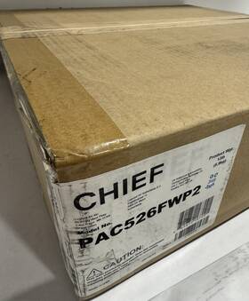 Pac526fwp2 Chief Proximity In-wall Storage Box 2 Rcpt Filter Surge Wht New