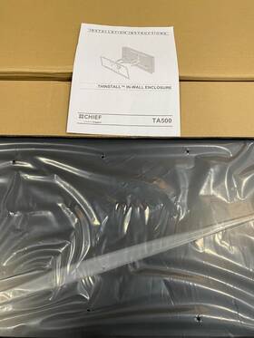 Ta500 Chief Wall Mount Tv Box - Black