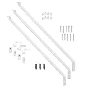 Closetmaid 313055169135 Fixed Mount All-in-one Hardware Kit For 12 Inch D X 72 W Wire Shelving